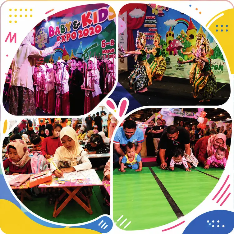 Rangkaian kegiatan anak pada Baby & Kids Expo